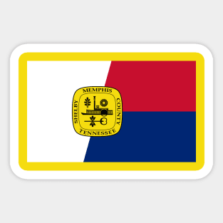 Flag of Memphis, Tennessee Sticker